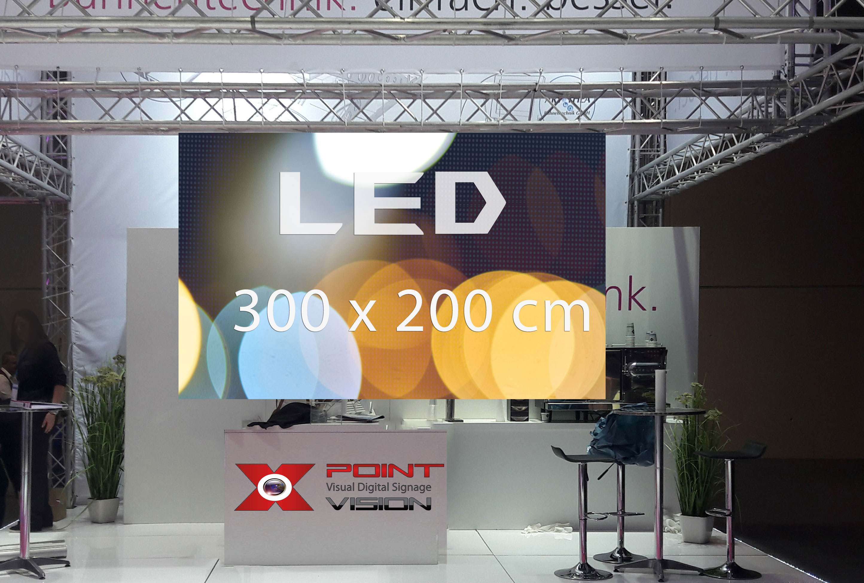 LED WALL - VIDEOWAND 3 x 2 Meter