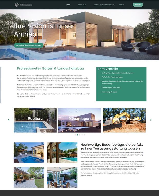 Webdesign CMS System 